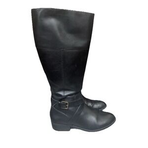Ralph Lauren Black Leather Maryann Boots Women's Size 8 B